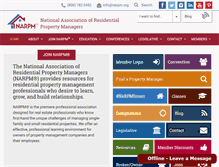 Tablet Screenshot of narpm.org